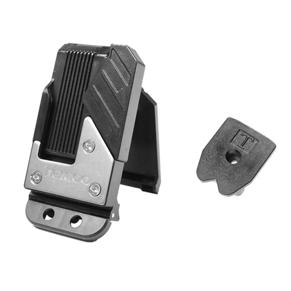 DIY Universal Quick Release Buckle ABS Aluminum Alloy Waist Buckle Non-slip Quick Attach Tape Measure Holder Electric Drill