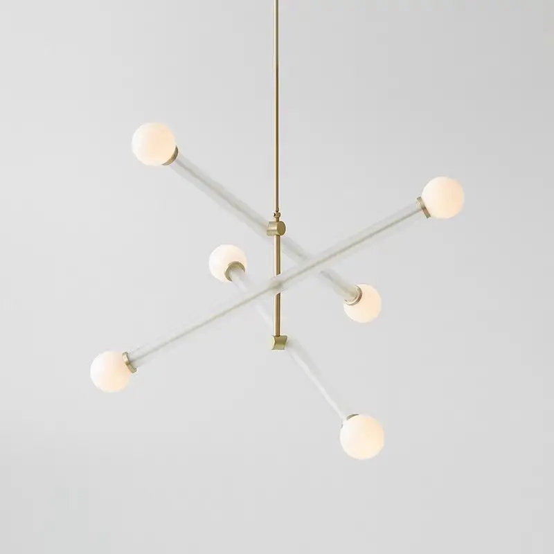 Modern Minimalist Wrought Iron LED Pendant Light Popular Internet Item Three-layer Bedside Minimalist Eye Protection