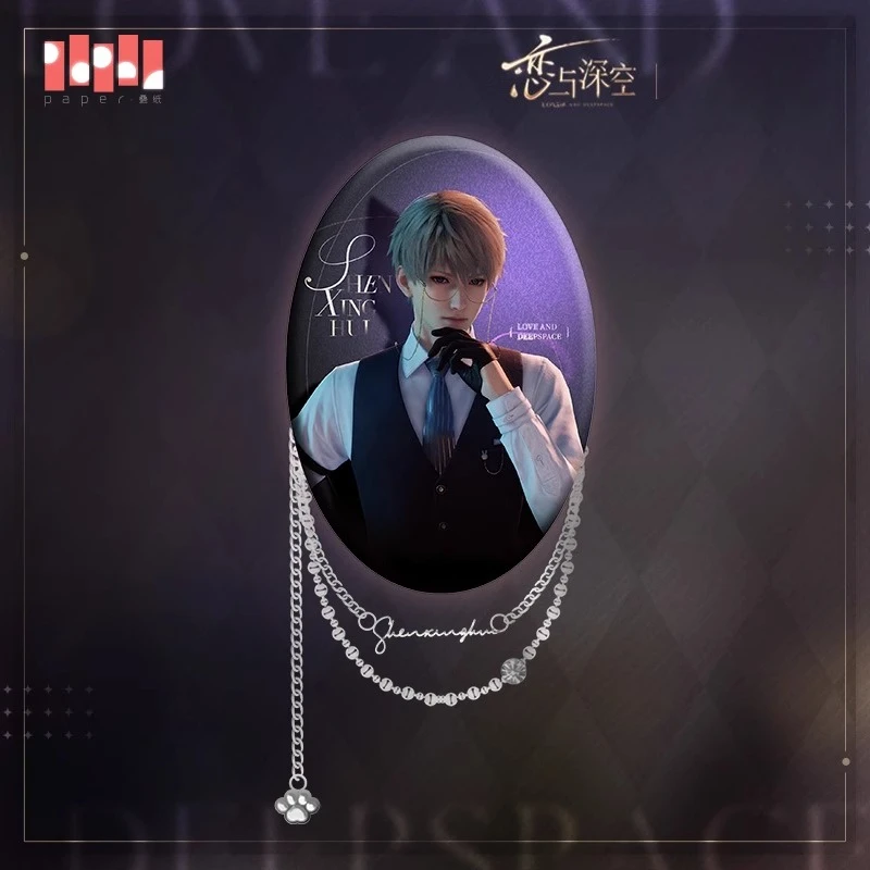 الحب الحقيقي والمساحة العميقة مواء الموسم سلسلة سلسلة بيضاوية الشكل شارة القصدير كزيفير صديقة زين رافاييل سيلوس أنيمي Presale #2