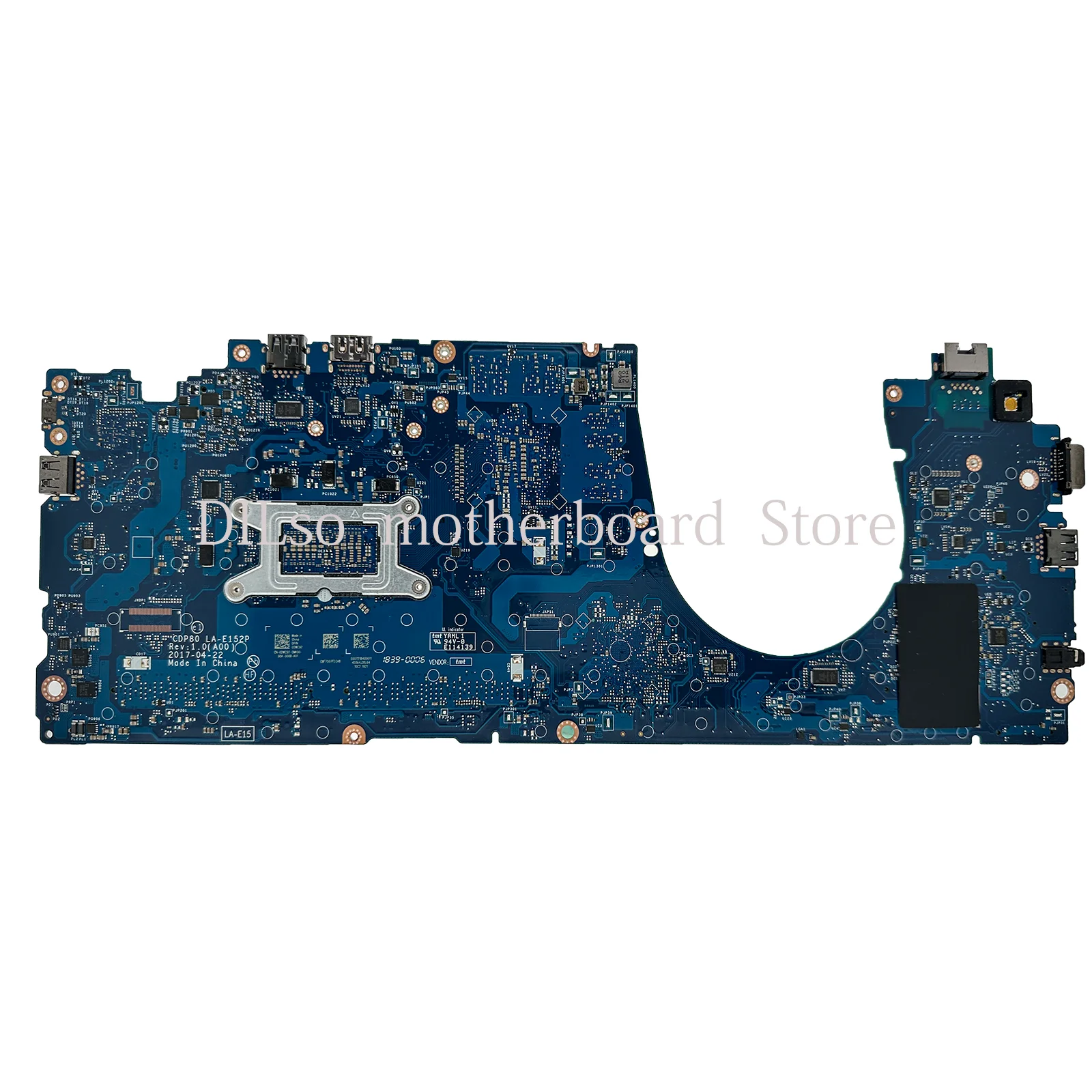 KEFU LA-E152P CN-02WC92 Mainboard For Dell Latitude 5580 Laptop Motherboard With  i7-6700HQ i5-6300HQ GPU N17M-Q3-A2 100% Test