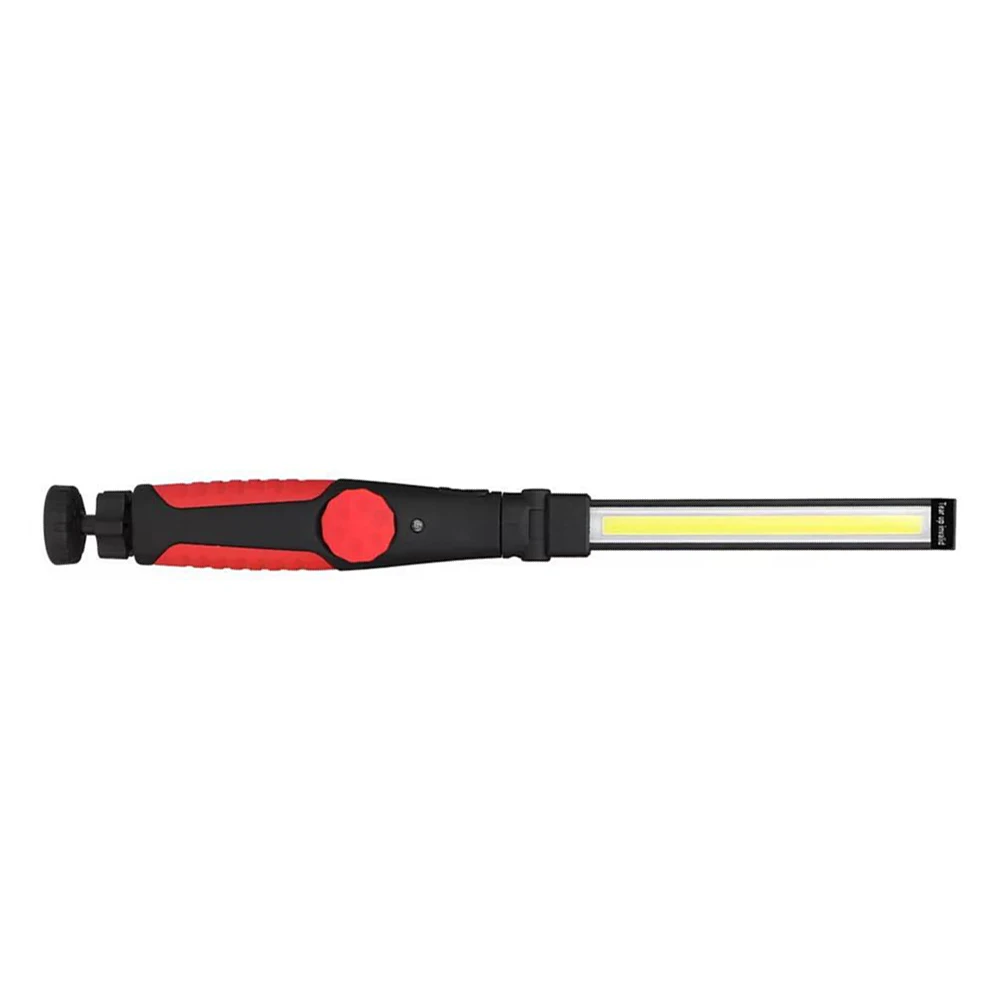 

Rechargeable Flashlight COB LED Work Light Compact Bright Portable Pocket Size Tool Belt Magnetic Base Rotatable 180 Degree