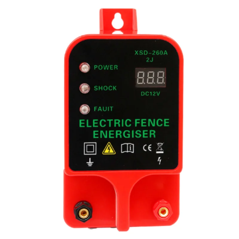 

Livestock High Voltage Pulse Controller Voltage Display 10KM High-decibel Alarm Waterproof Electric Fence Energizer LCD