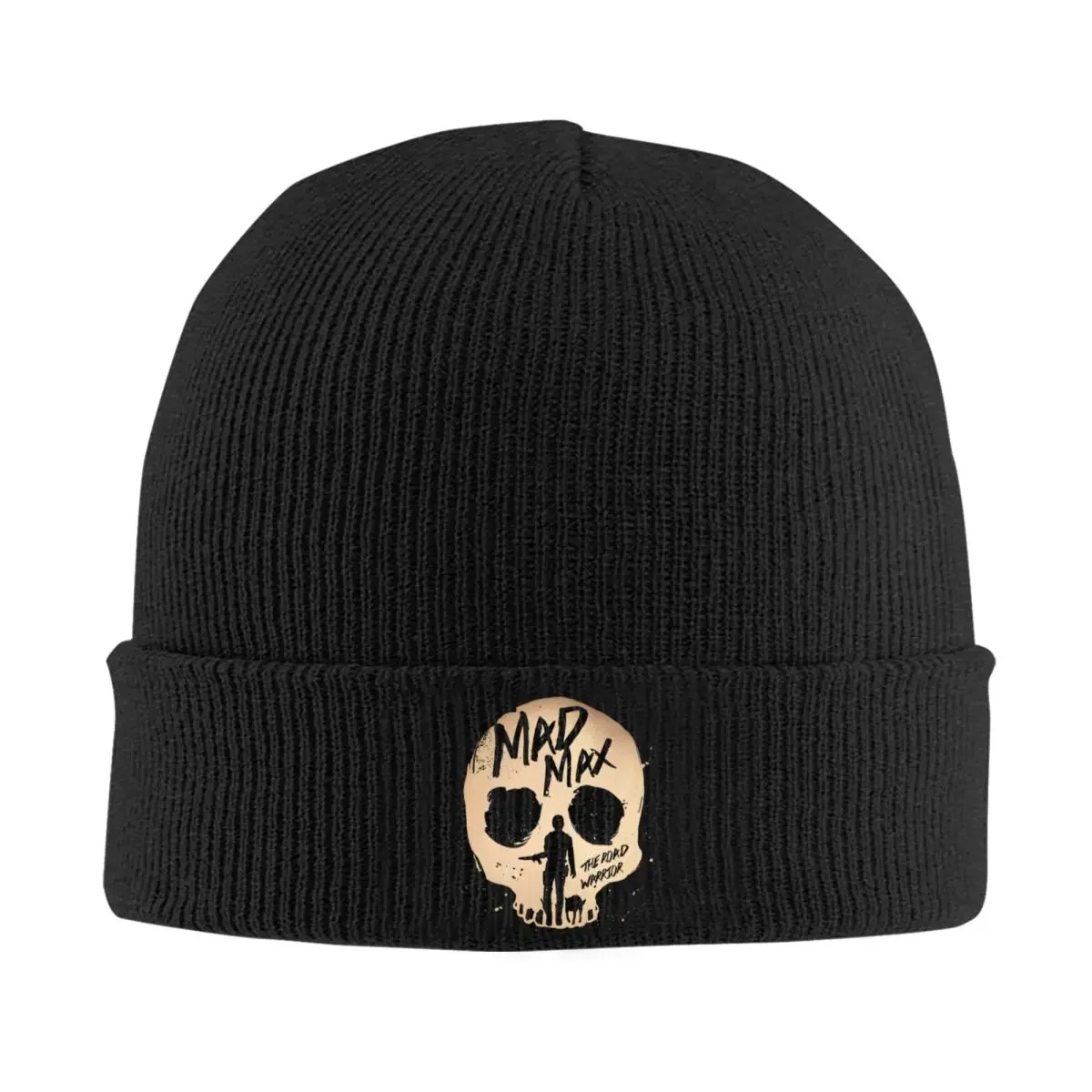 Mad Max Knitted Hat Beanie Autumn Winter Hats Warm Casual Road 80s Movie Skull Cap for Men Women