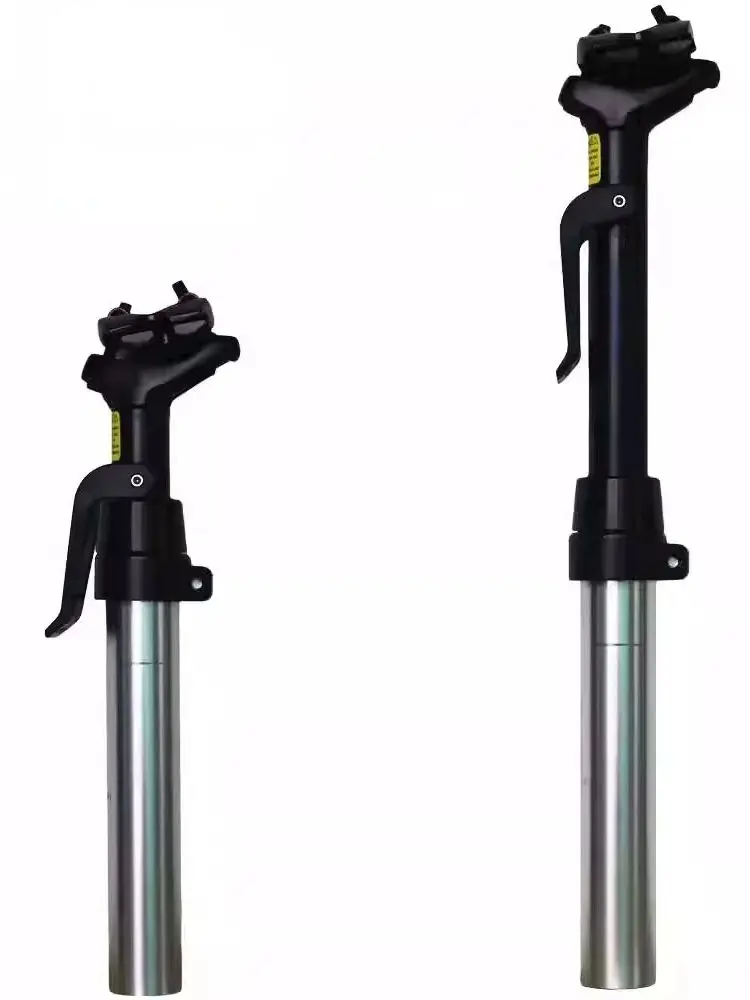 AliExpress NONE MTB Air Suspension Seatpost 30.9mm/31.6mm Height Adjustable Telescopic Seatpost with Built-in Seat Clamp Bike Cycling Equipment