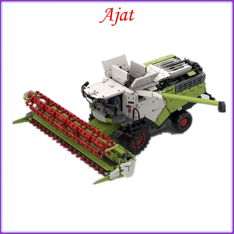 NEW Harvester Small Particle Technology Building Block 71485 Cross Country Harvester Remote Assembly Toy Model Boy Birthday Gift