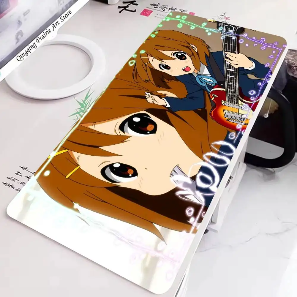 Yui Hirasawa Anime K-ON! Mousepad Non-slip Suitable For Office Computers Laptops E-sports Game Desk Mats XXL Keyboard