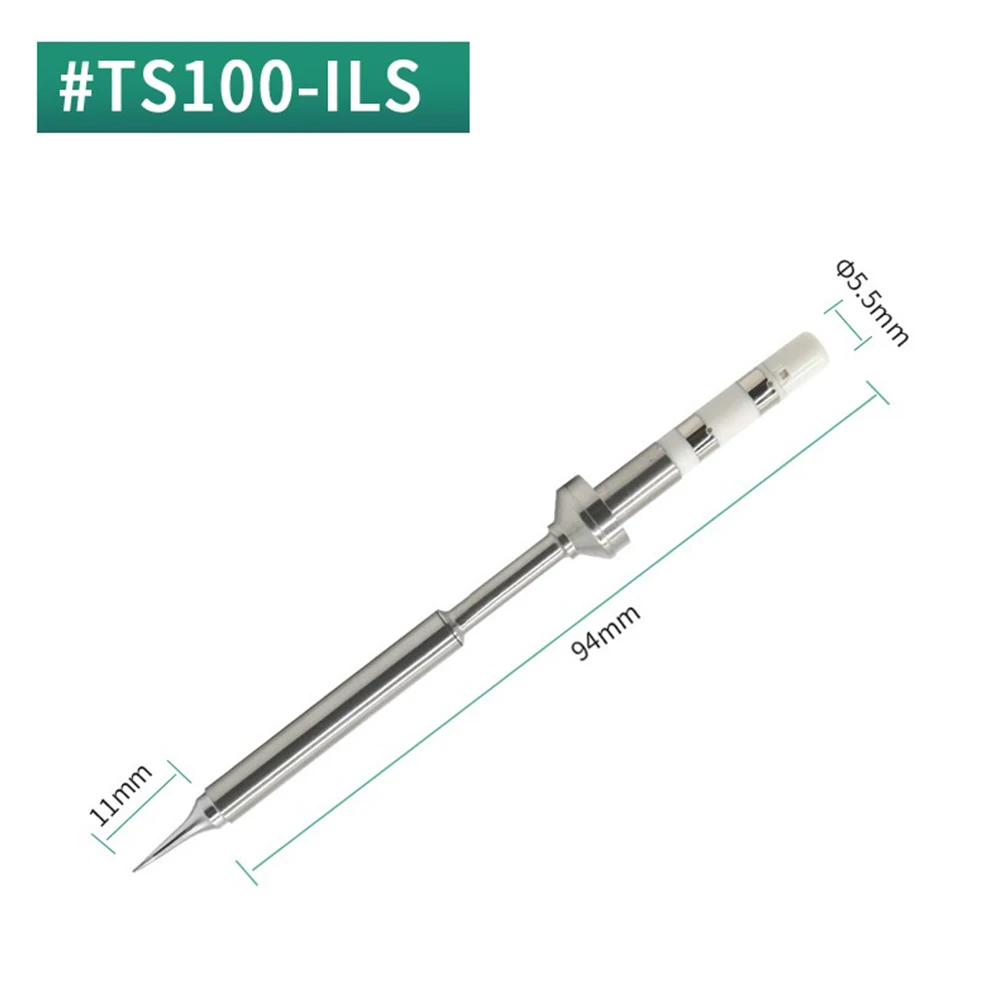 Imagem -05 - Substituição de Solda Ponta Conjunto Ferro Pine64 Ts100 Ts101 Modelos Finos de Solda Dicas Ts-bc2 Ils Estação de Solda Acessórios