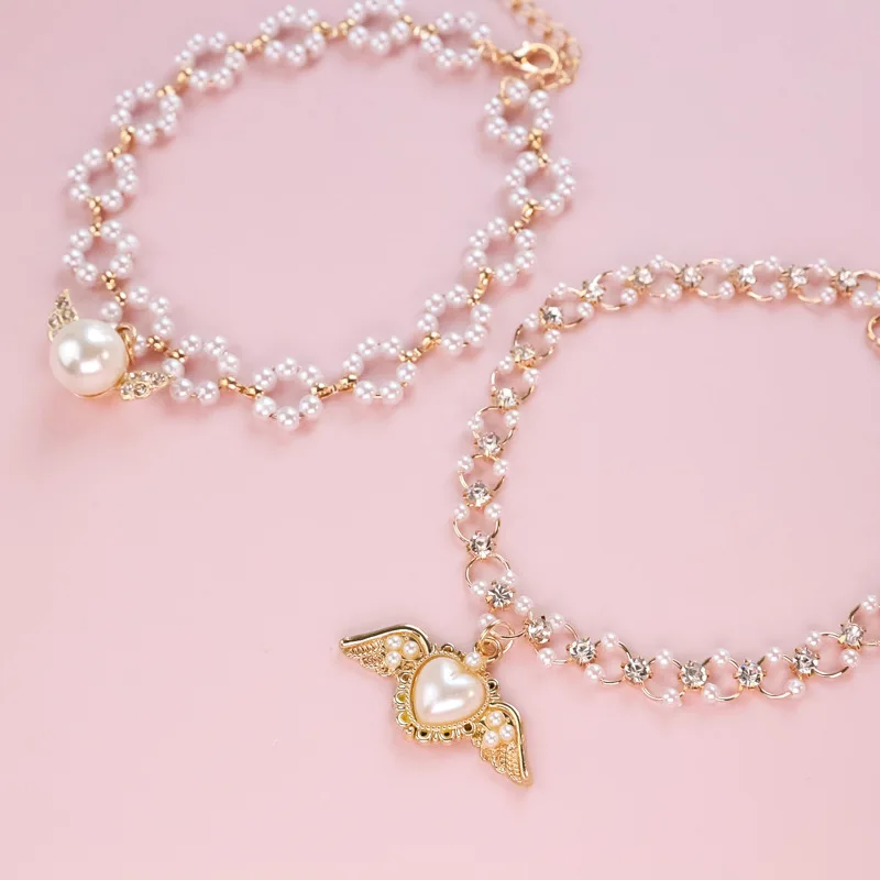 

Pet Collars, Cats, Dogs, Rhinestone Necklaces, Noble Lady Accessories, Sparkling and Adjustable