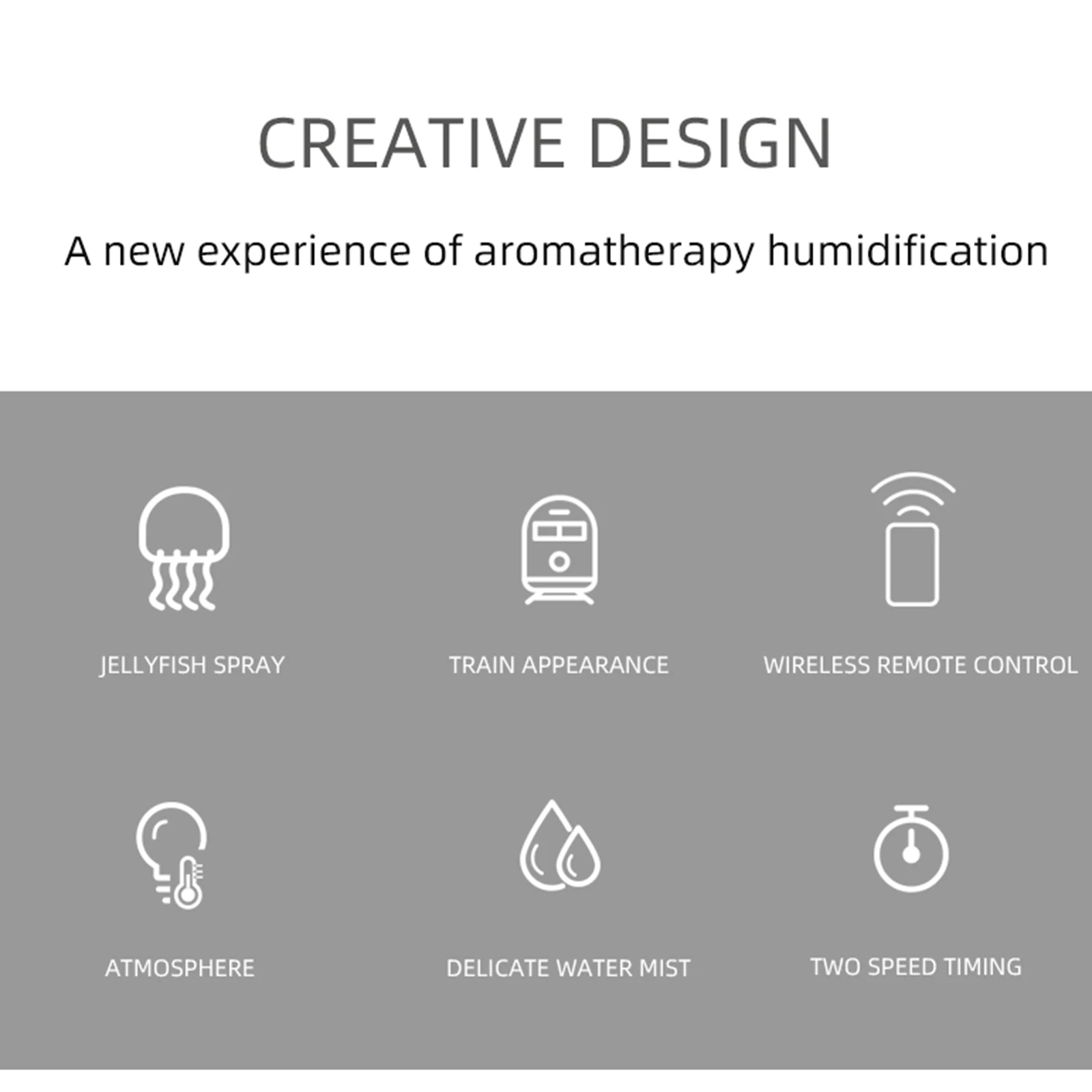 

Steam Train Essential Oil Diffuser with Light 300ml Train Humidifier Diffuser Ultra Quiet Train Humidifier Steam Train Diffuser