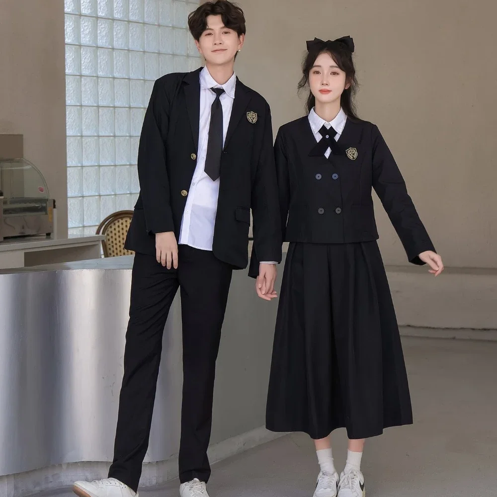 JK Uniforms Korean School Uniform Set High School Uniform British Academy Style Autumn/Winter Single Item Clothing Pants