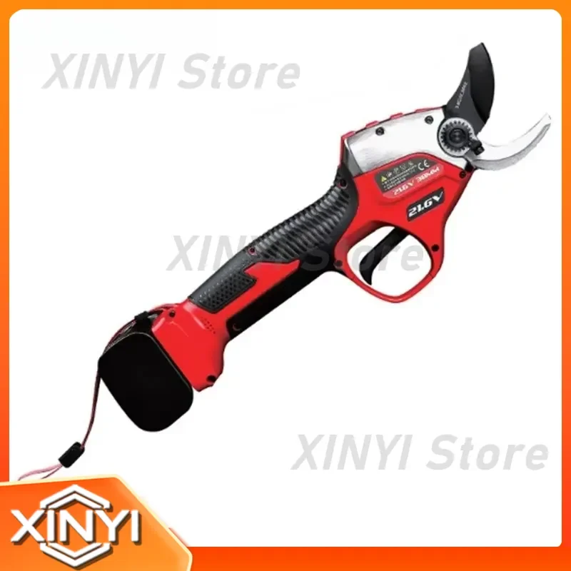 Electric Pruning Shears for Garden Tools Brushless Cordless for Thick Branches Lithium Battery Powered Pruner for Landscaping