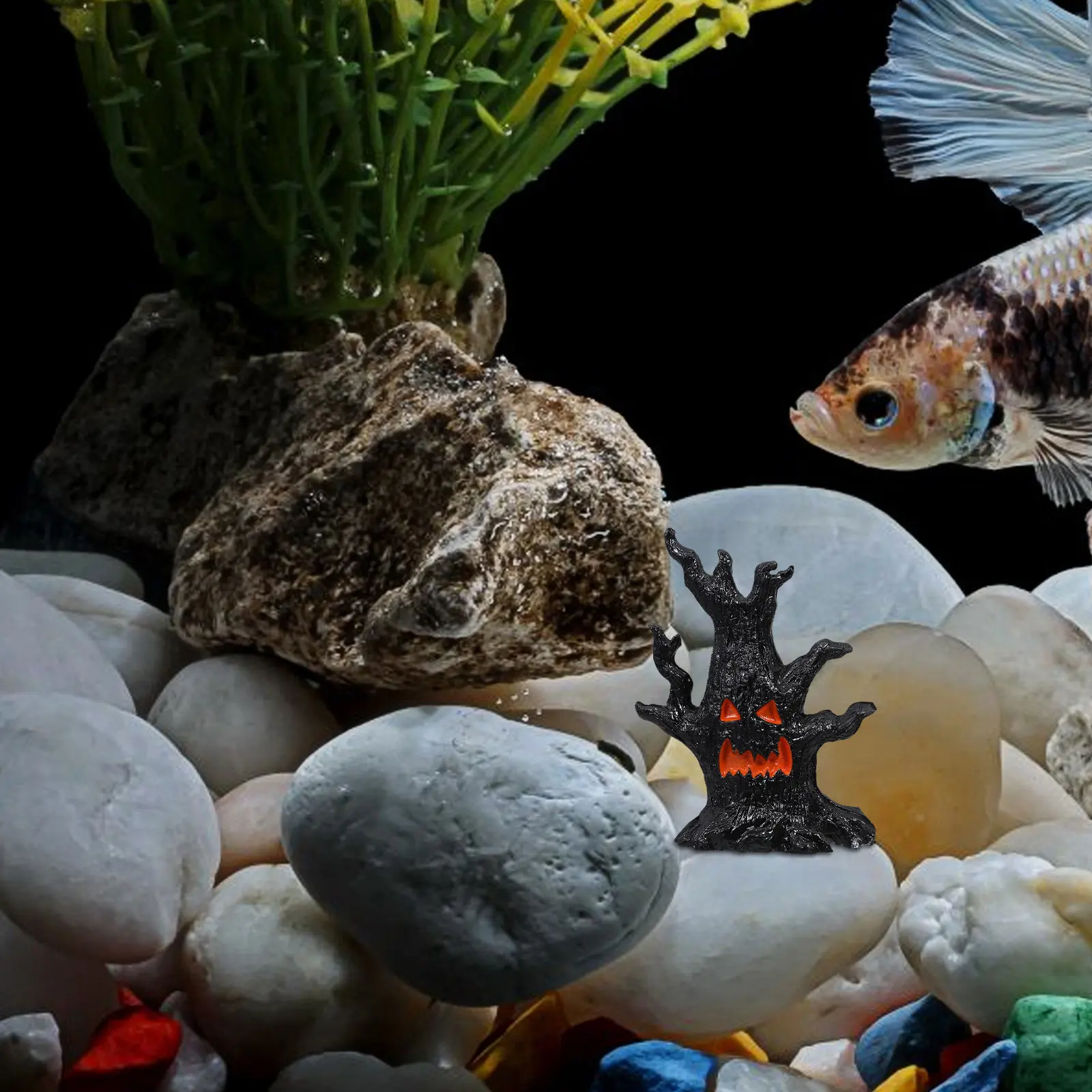 Realistic Resin Tree Fake Decor Aquarium Micro Landscape Mini Stumps For Crafts Artificial Mini Landscape Decor Simulation