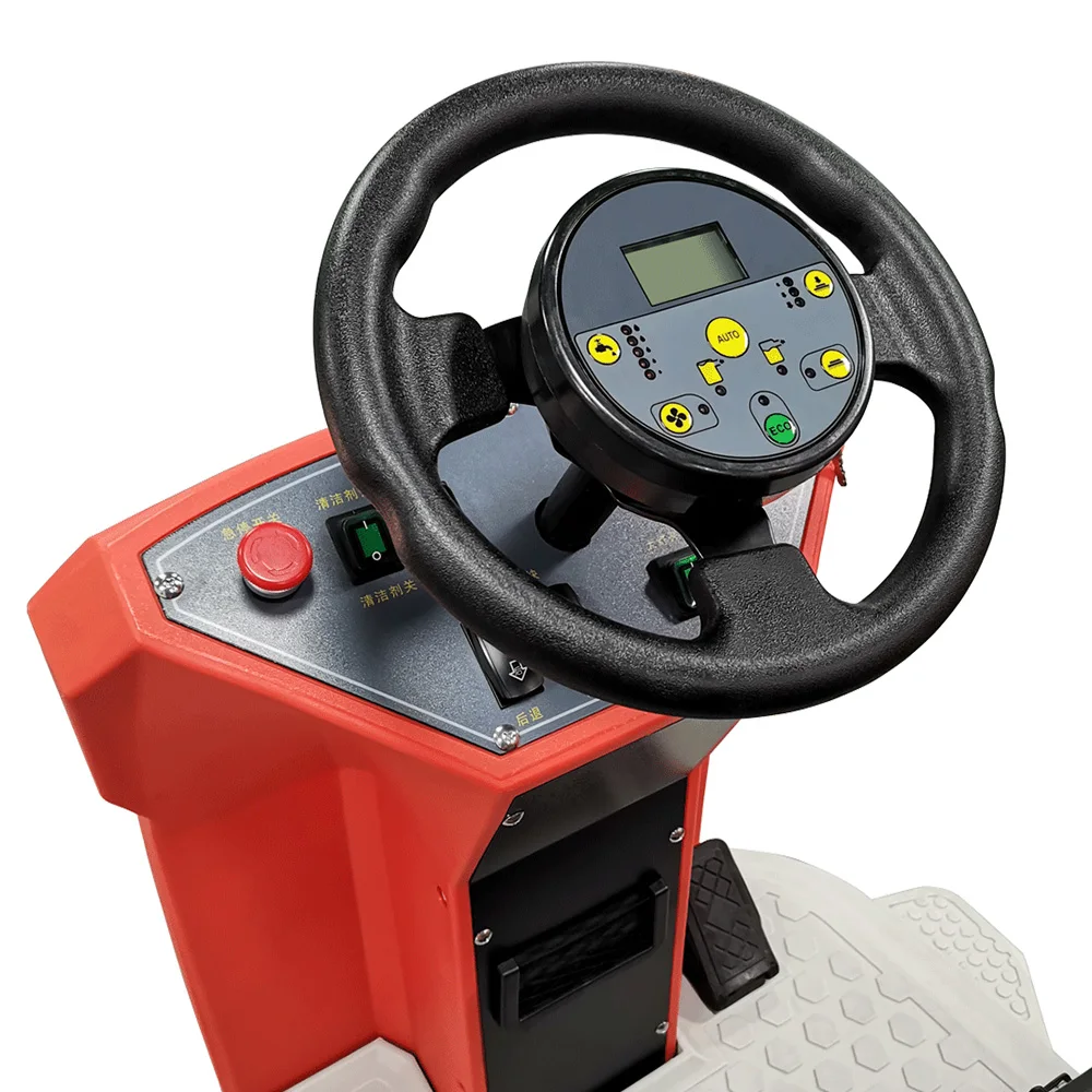 Новая электрическая двойная щетка-скруббер высокого давления, промышленное оборудование для чистки пола, промышленная стиральная машина