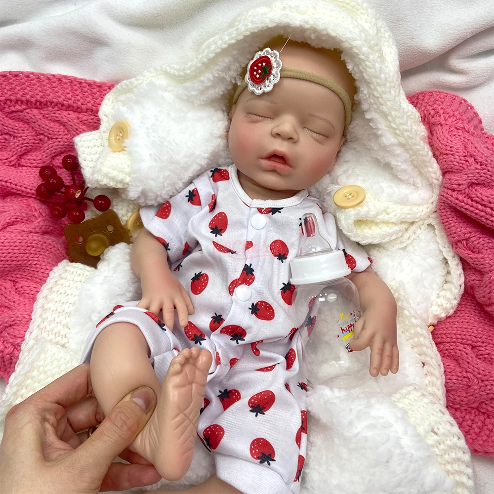 Lalka Reborn 3D Skin o wysokoś – Reborn Baby Doll Silicone Realistic recenzja i cena