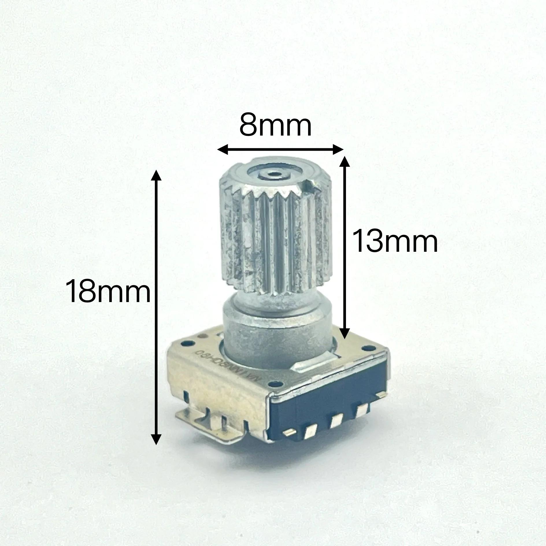 1 piece of Japanese EC11 encoder patch foot car volume adjustment with push switch 16 positioning axis length 13mm