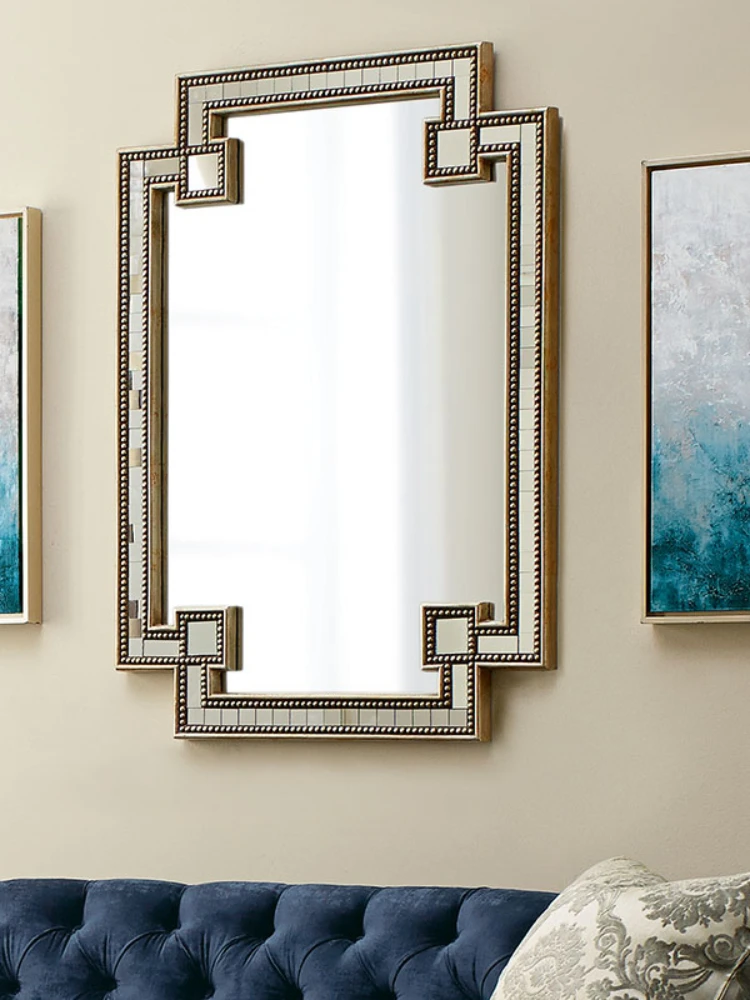 

Mirror glass decorative , entrance bathroom wall hanging