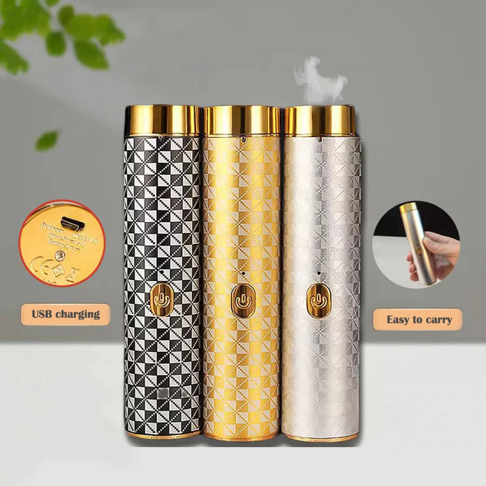 New Rechargeable Arabic Incense Burner, Portable USB Electronic Aromatherapy Burner, Mini Outdoor Car Handheld Incense Burner