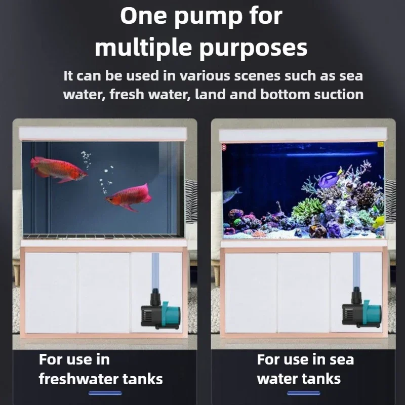 Superior SA5000 Brushless Motor Silent Variable Frequency Water Pump Amphibious Small Water Pump 2200-5000L/h Adjustable Ten Gea