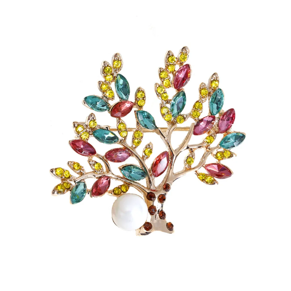Luxury Lifestyle Design - Retro Tree of Life Brooch Exquisite