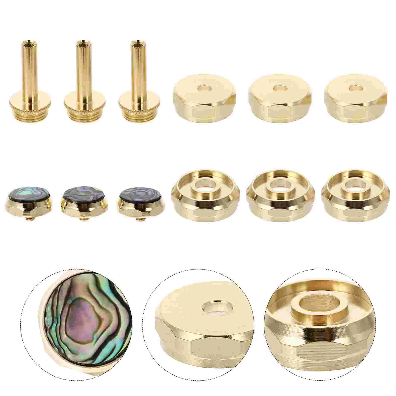 Trumpet Button Press Buttons Buckle Piston Accessories Musical Cover Instrument Supplies Buckles Snaps Covers Snap Repair Finger