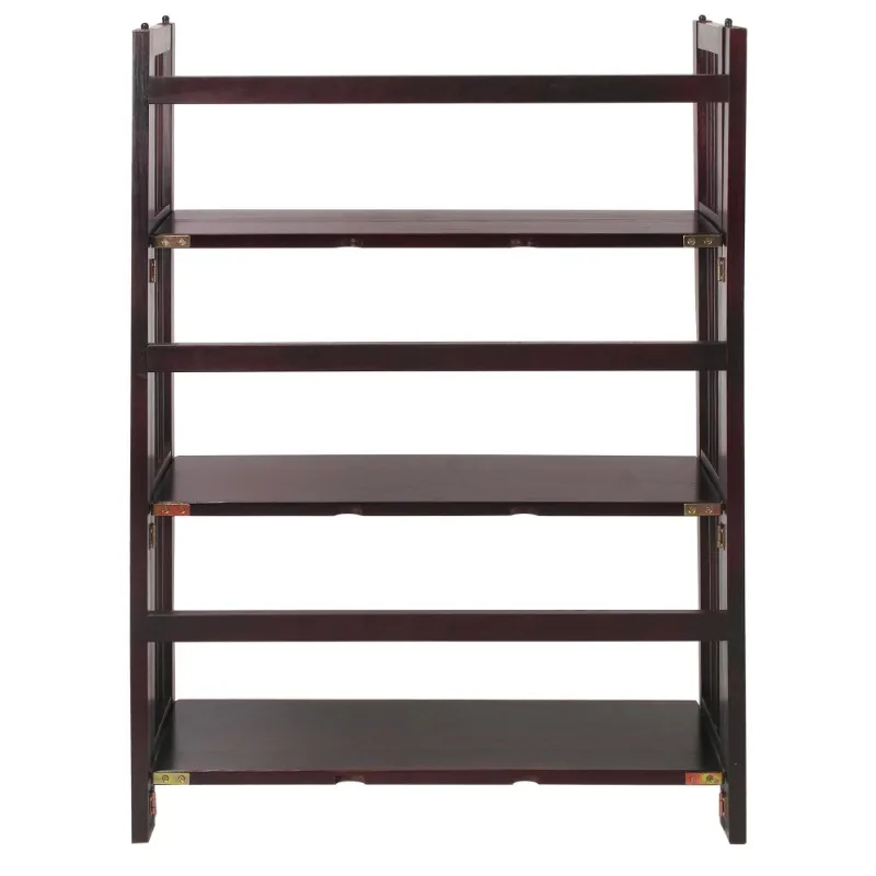3 Tier Folding Bookcase  Espresso