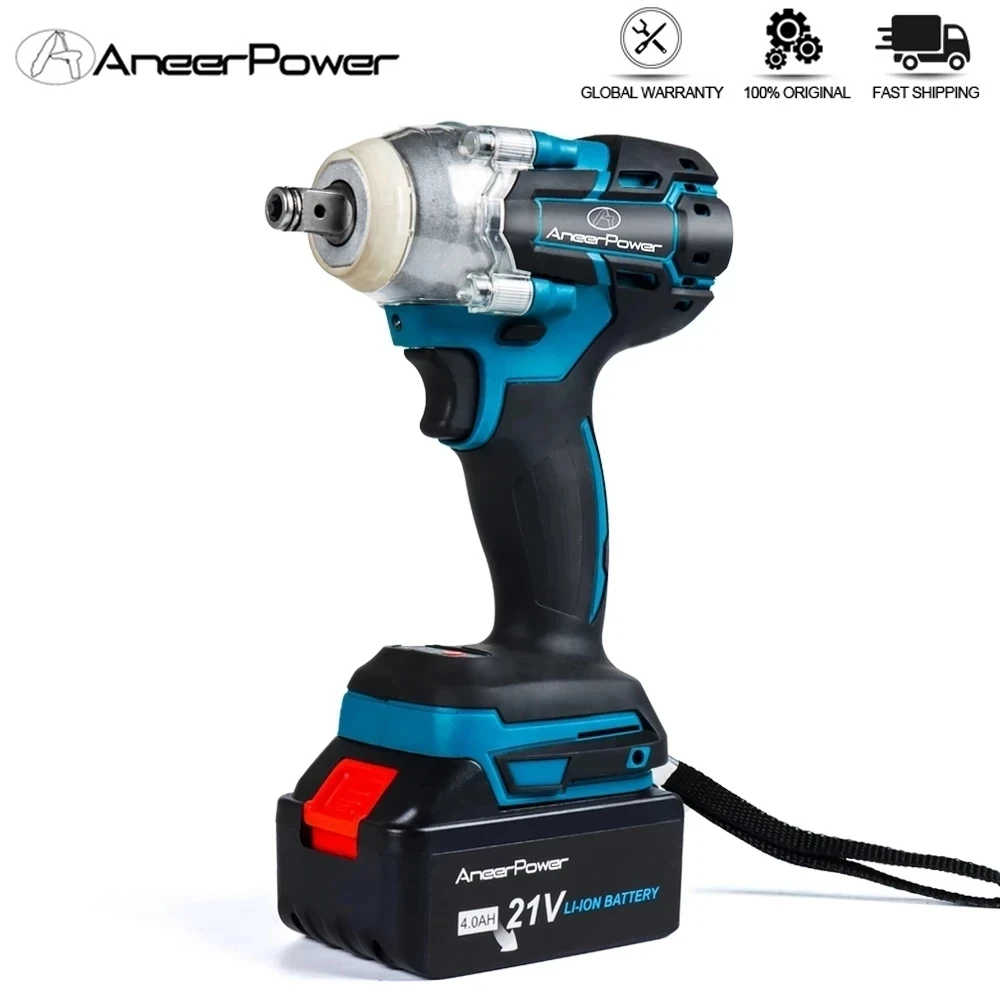 Brushless 350N.m Electric Impact Wrench 21V Rechargeable 3 in 1 Wrench Drill Screwdriver Power Tools 4000Mah Lithium Battery