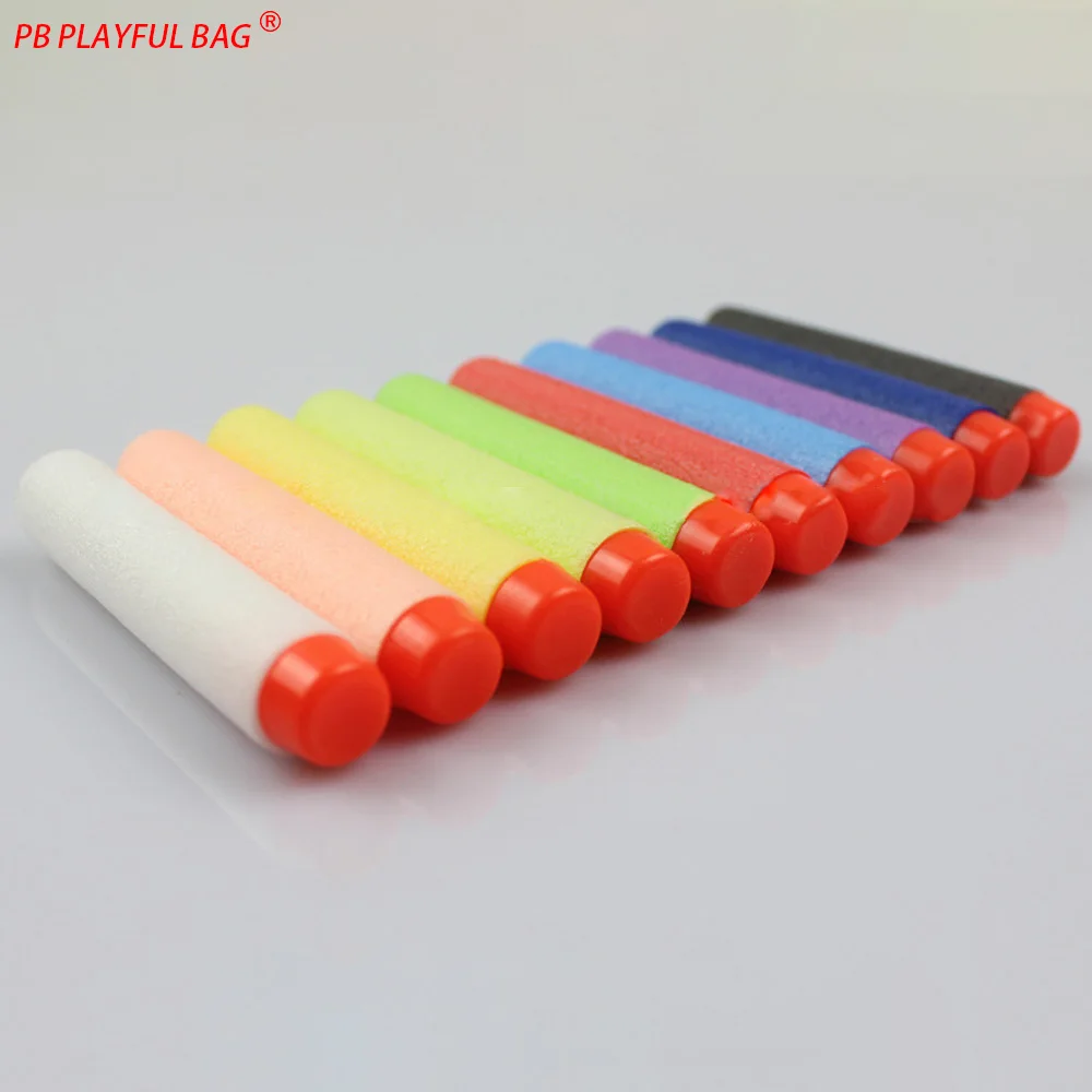 7.2 سنتيمتر 6.5 سنتيمتر جولة رئيس رصاصة طرية إيفا الإسفنج الذخيرة مسدس لعبة ملحق 11 اللون المتاحة لعبة الرصاص بالجملة QJ117