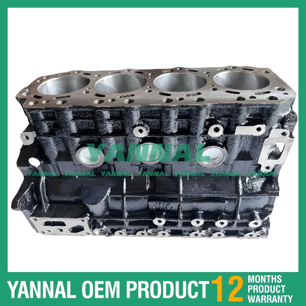 High quality 4JB1 Cylinder Block Assembly For Isuzu Excavator Engine Parts