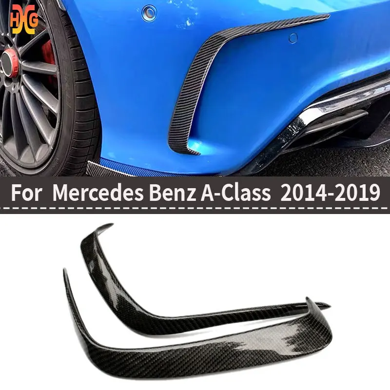 

Для Mercedes Benz W176 A Class 2013-2018 A200 A250 A45 AMG хэтчбек задний бампер вентиляционное отверстие Canard Splitter спойлер крышка клапана