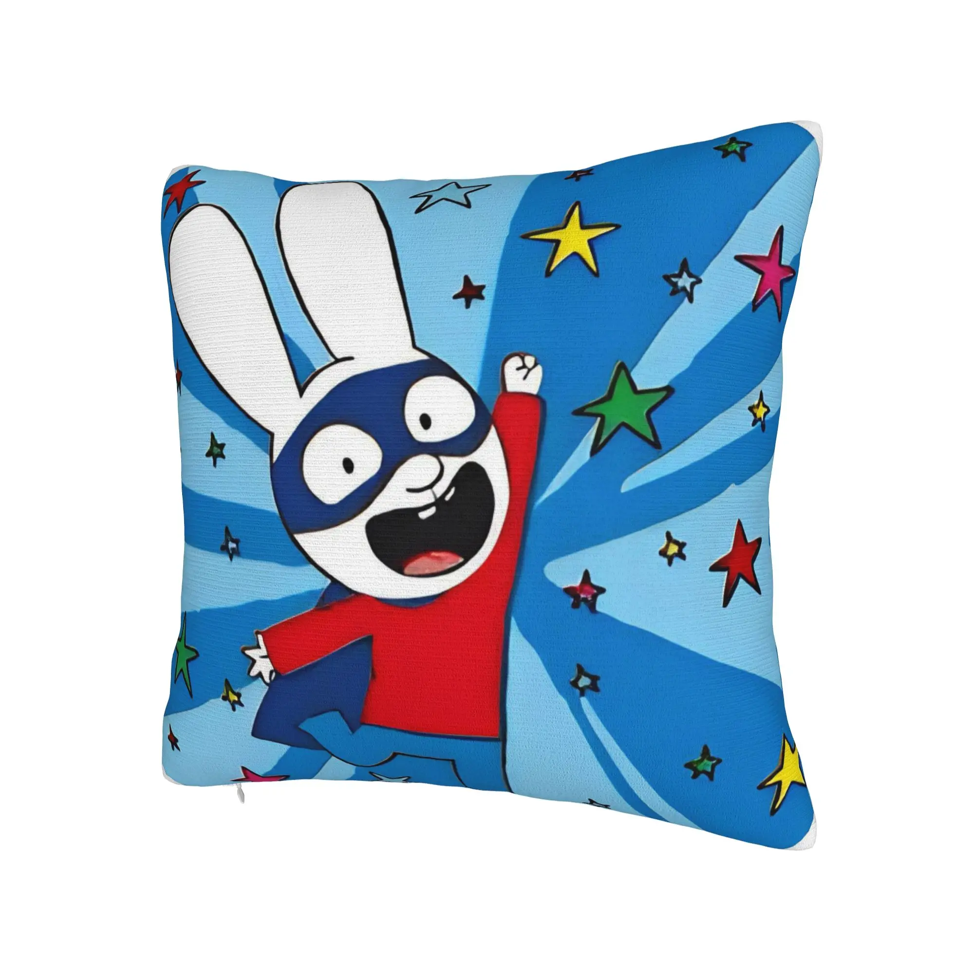Simon Super Rabbit Pillowcase Accessories Printed Cushion Cover Decoration  Pillow Case Cover Car Multiple Sizes