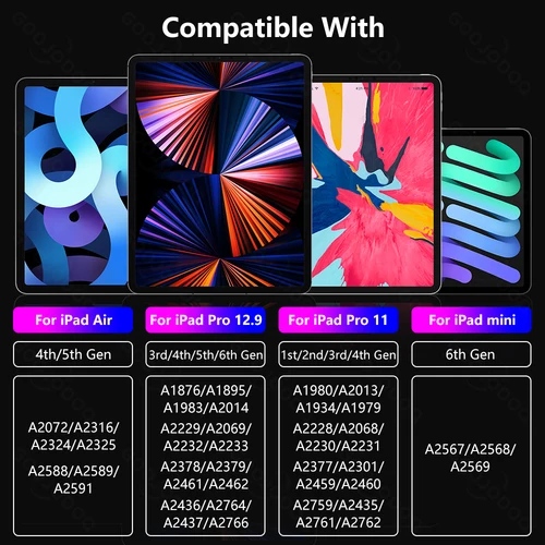 Imagen 2 del producto Lápiz Óptico con Rechazo de Palma, Lápiz de Inclinación, Carga Inalámbrica, Bolígrafo para Apple Pencil 2 1 iPad Air 4 5 Pro 11 12.9 Mini 6