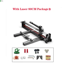 Taglierina per piastrelle in ceramica da 800MM coltello a spinta Laser manuale taglierina per piastrelle in ceramica ad alta precisione coltello a spinta per piastrelle da pavimento da tavolo a spinta manuale