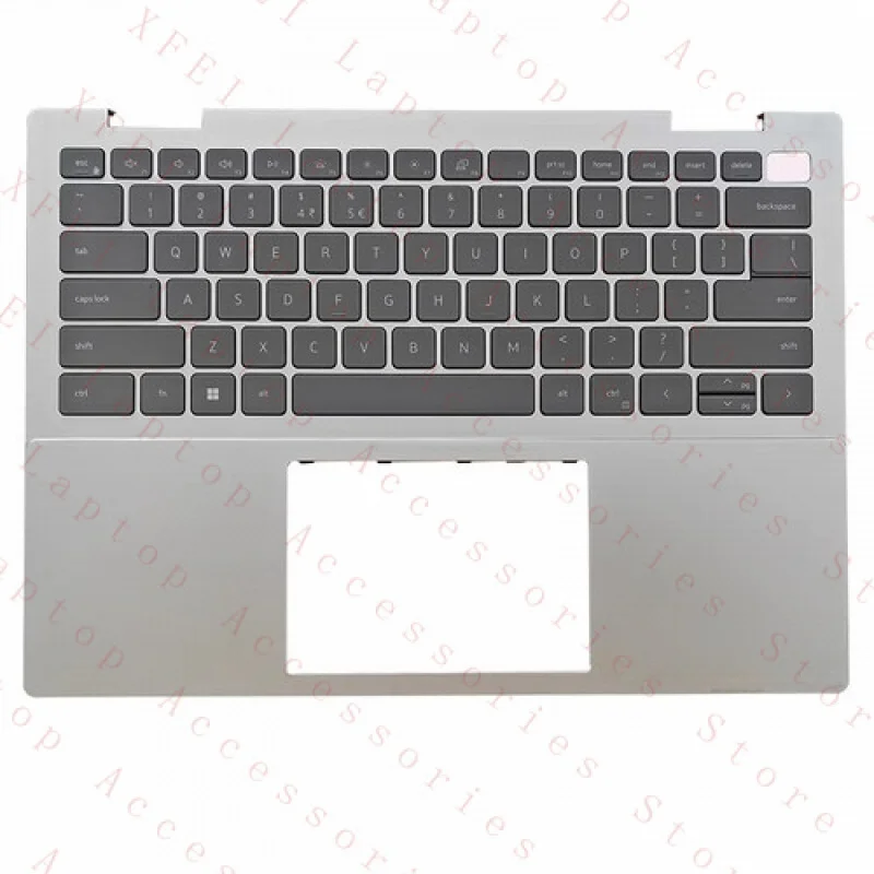 

F Silver Palmrest US with Keyboard for Dell Inspiron 14 Plus 7430