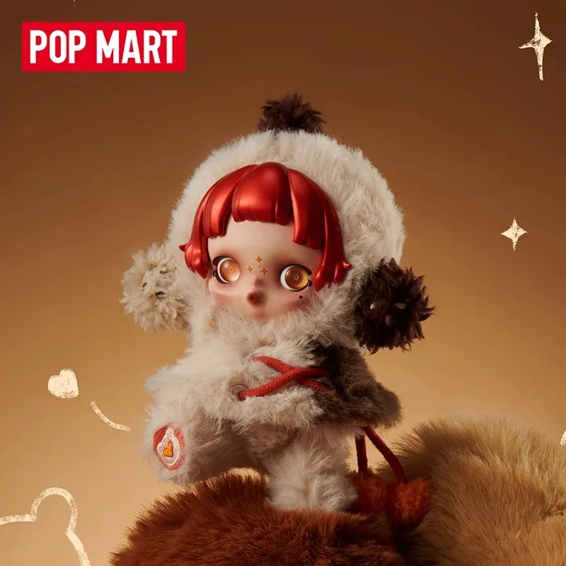 Pop Mart Genuine Skullpanda Winter Symphony Series Bind Box Vinyl Face Doll Cute Song Of Snow Figures Pendant Toy Christmas Gift