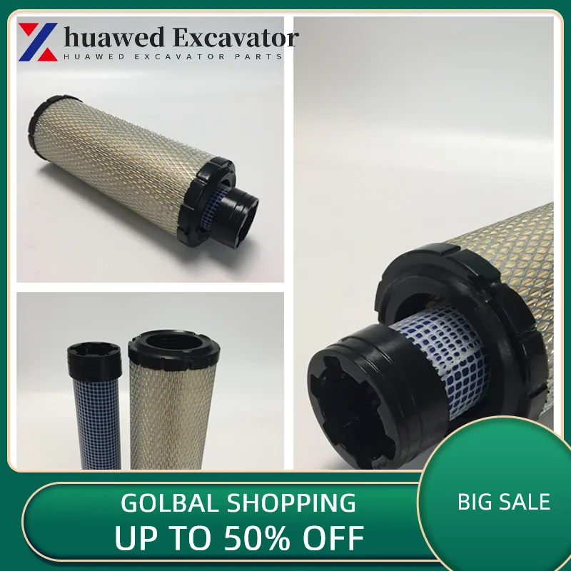 

For Takeuchi Excavator Accessories Tb125 135 138fr 145 153fr Filter Air Filter Element Assembly Shell High Quality Accessories V