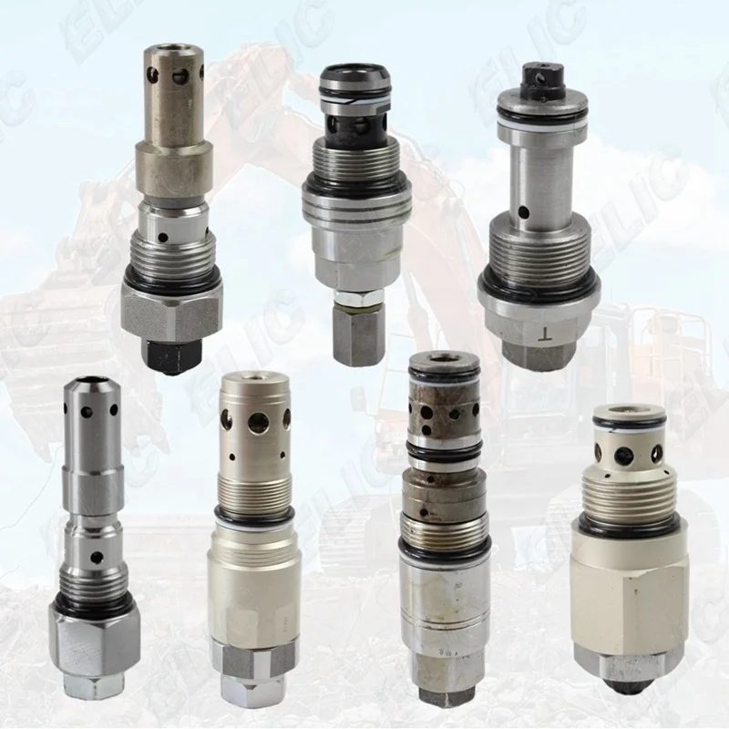 PC200-6 PC300-6 PC400-6 Excavator Control Valve Main Valve Relief Valve 723-40-90200 for Komastu