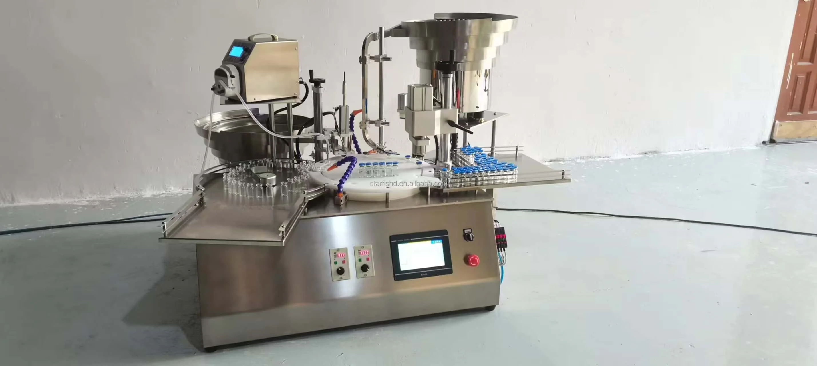 New Design Perfume Petroleum Jelly Balm Olive Oil Small Glass Bottle Automatic Liquid Soap Lipstick Filling and Capping Machines