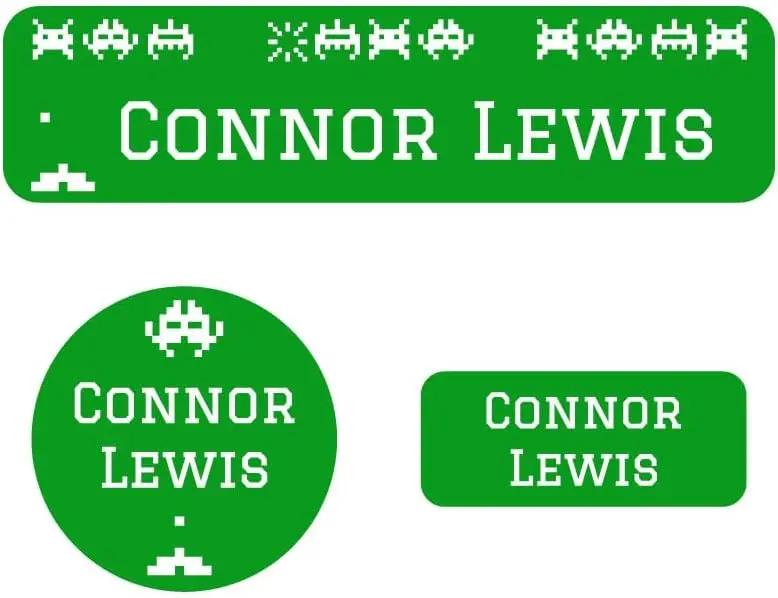 

Custom Name Labels for Kids - 102 Waterproof Stickers for Clothes, Lunch Boxes, School Supplies