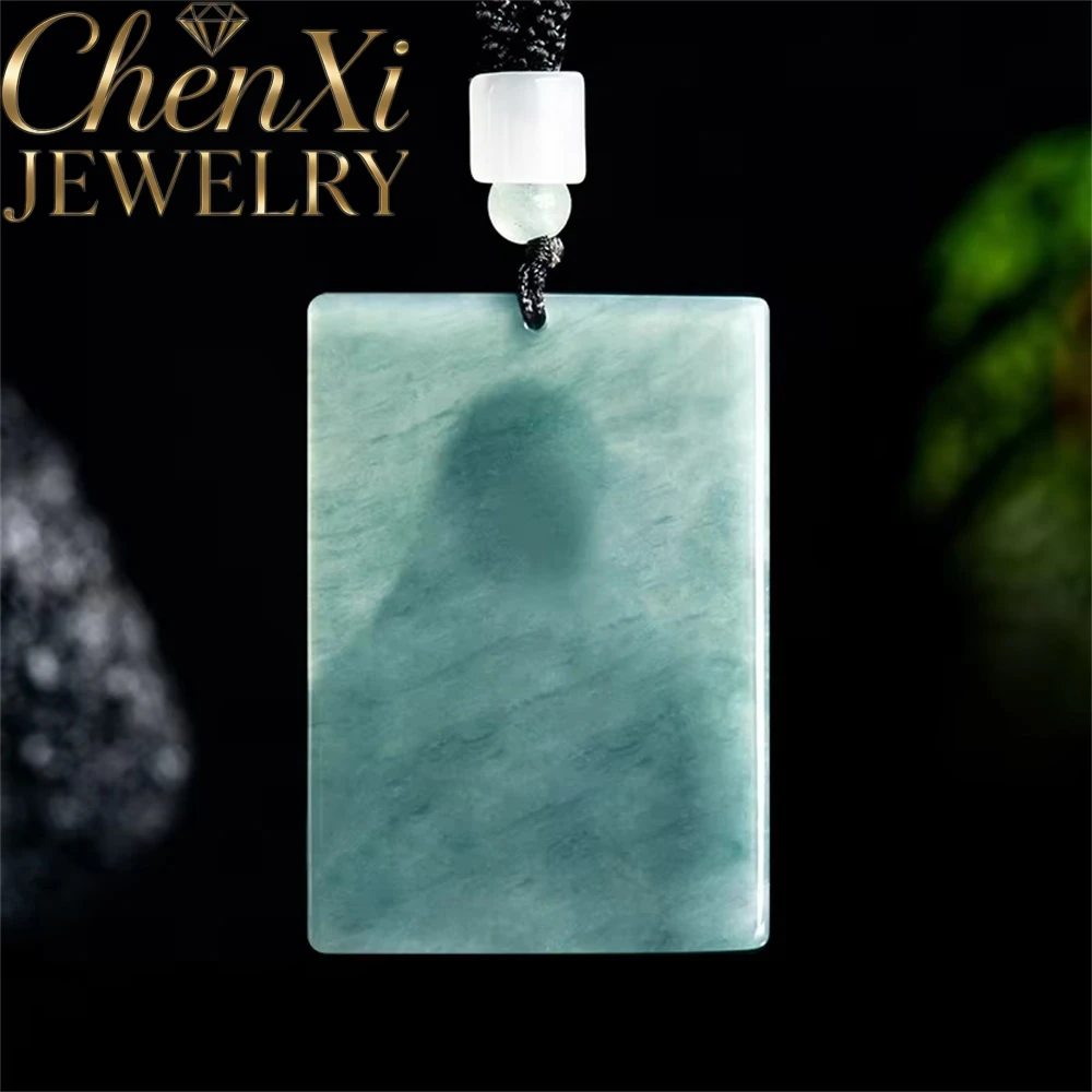 High-End Natural A-Grade Ice-Grade Jadeite Priest Pendant Fashion Jewelry Best Selling Gift Amulet For Good Luck Protection Gift