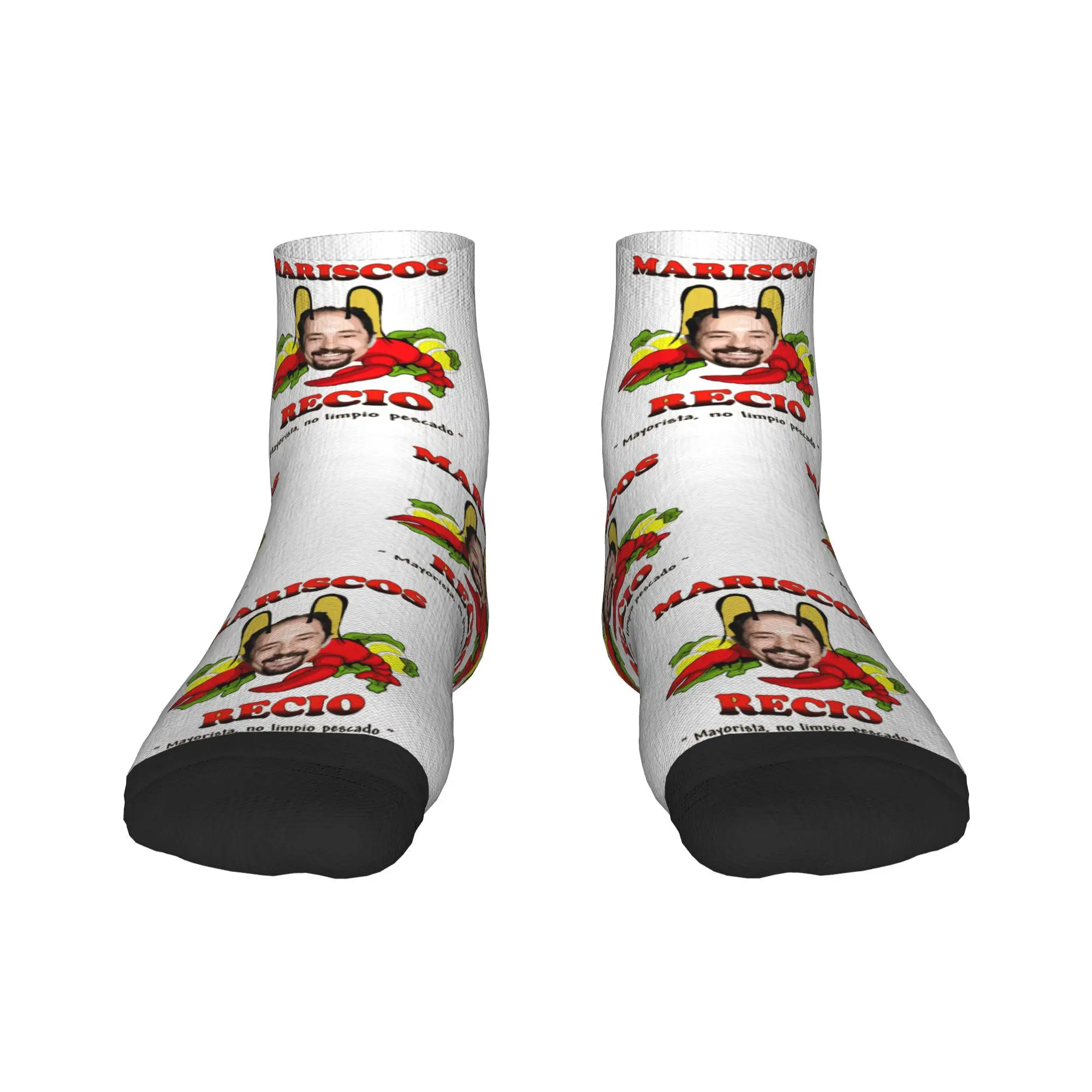Antonio Mariscos Recio Ankle Socks Cartoon Graphic Fashion Casual Socks Spring Non Skid Climbing High Quality Sock For Women Men