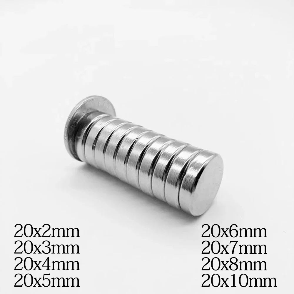 

20x5 mm Powerful Round Magnets 20x2mm For Home Refrigerators, Offices DIY 20x6 20*8 20*3 20*4 20*10