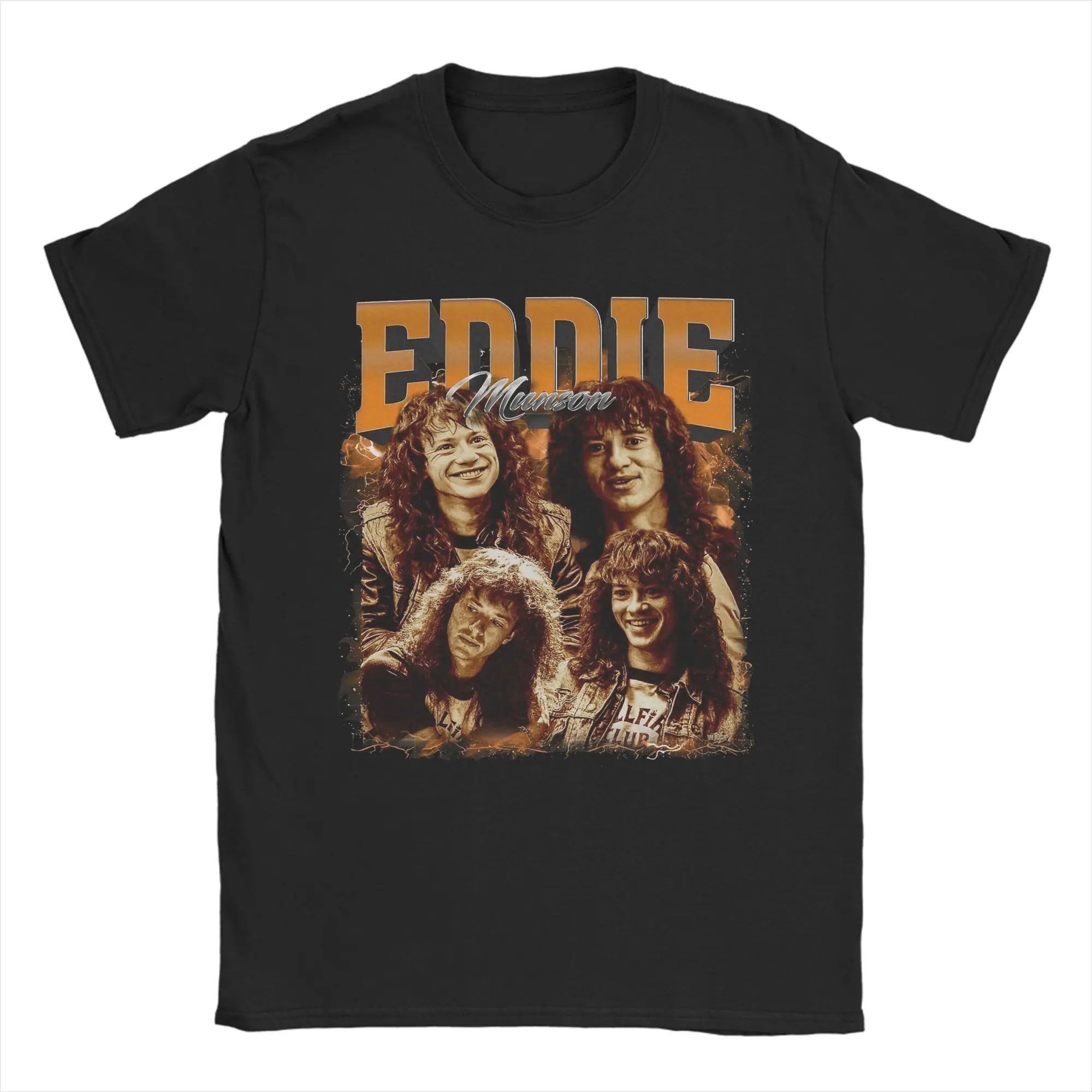 Men's Eddies Munsons Bootleg 90s T Shirts  100% Cotton Clothes Vintage Short Sleeve O Neck Tee Shirt Classic T-Shirt
