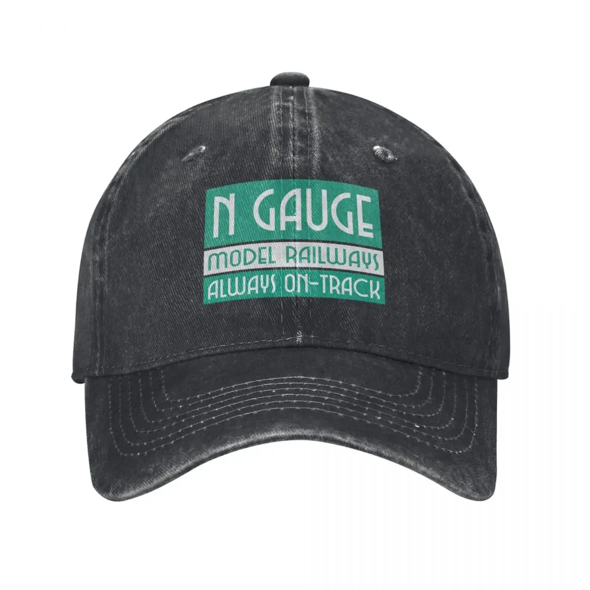 Specially Made for N Gauge Model Railway Enthusiasts. Model Railways and Model Trains, Always on Track. Great Gift  Baseball Cap