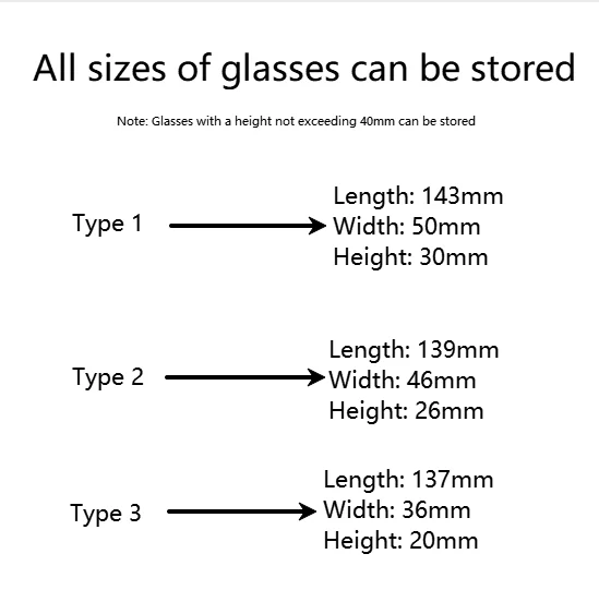 

Car-Mounted Eyeglass Holder with Sunshade Fastening Mechanism and Optimized Internal Volume for Standard and Oversized Frames