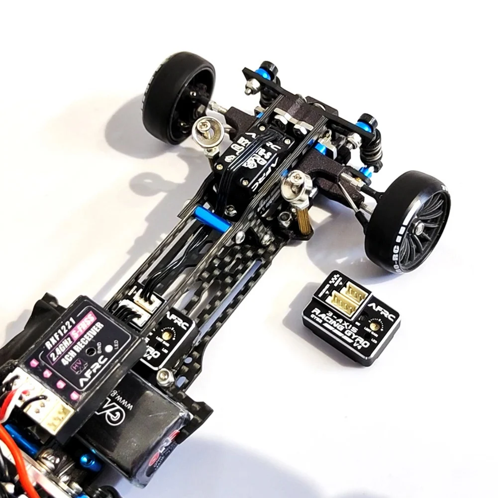 ABJL-AFRC GYS-2 V4 Racing Gyro Drift Car Stabilizer For MINI Z D Q 1/28 1/24 1/10 Car Model DIY Upgrading,Purple