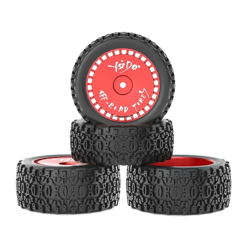 Upgrade original 72mm front and rear tires 12mm HEX for 1/12 1/14 1/16 remote control off-road vehicles