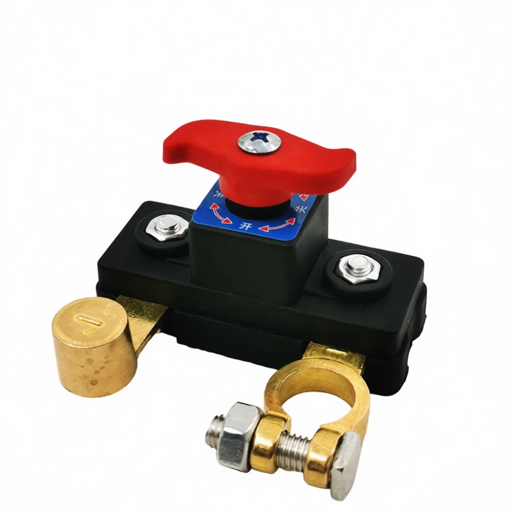 Heavy Duty Car Battery Disconnect Switch 12V 24V Power Cut Off Master Isolator Terminal Clamp For Truck Farm Equipment
