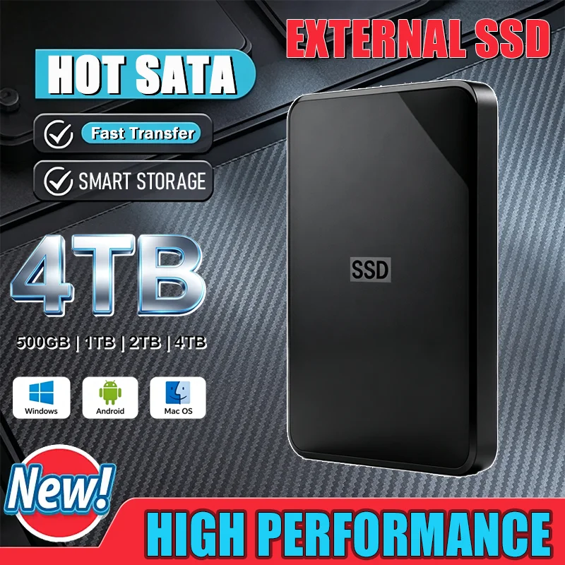 High Speed Trans Mission New 2.5" Elements External Hard Drive USB3.0 Portable HDD 2TB 4TB E Xternal Storage Disk For Notebok PC