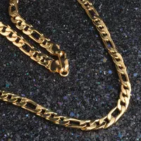 Luxury Classic 8MM sideways chain 18K gold fine 925 sterling silver Necklace for Men woman fashion wedding party Jewelrys Gifts