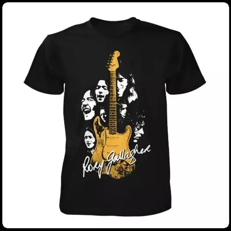 Rory Gallagher Guitar  T shirt All Size S 234XL